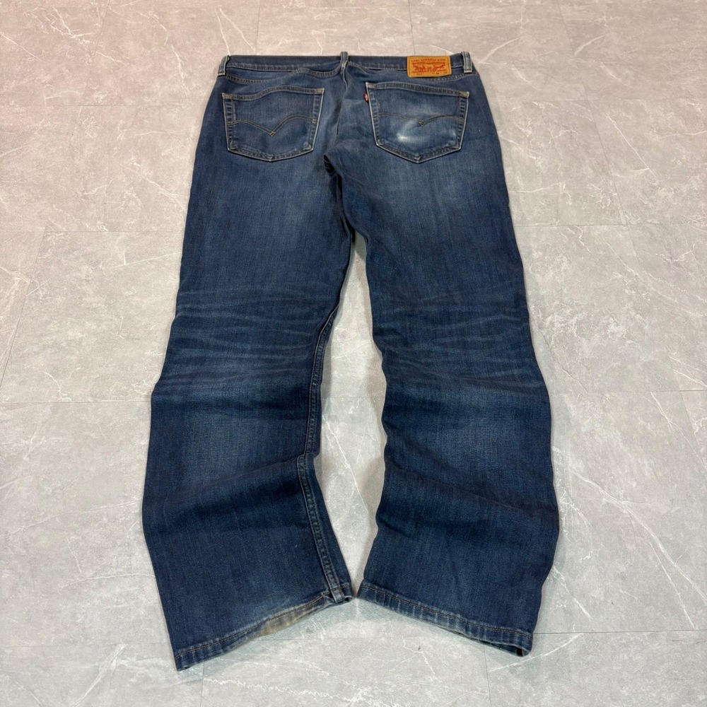Levis 514 Straight‎ Fit Mens Jeans Blue Denim W36 L34 Medium Wash 514-0673